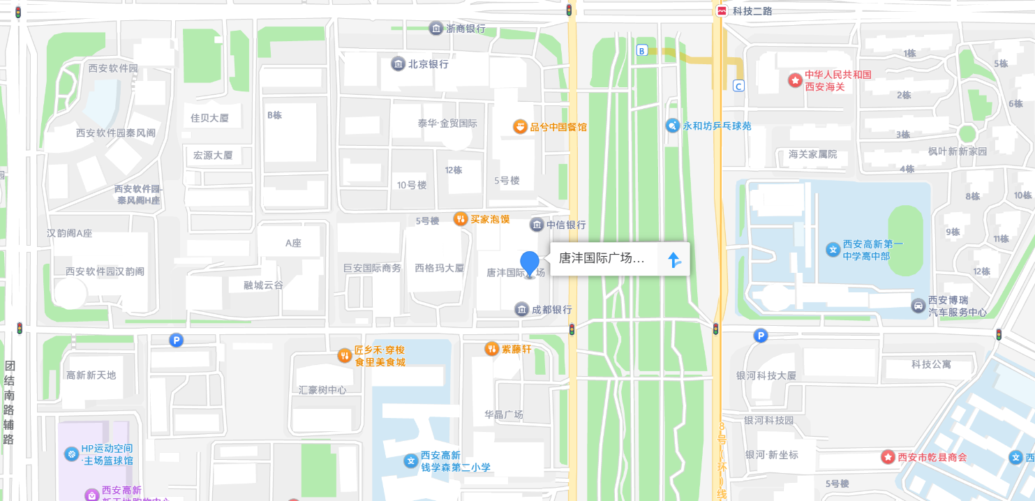 唐沣国际地图